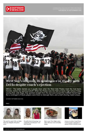 Cover of East Idaho News