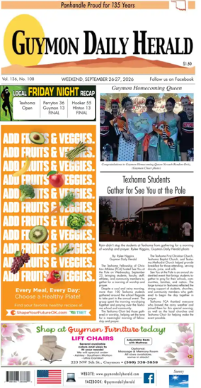 Cover of Guymon Daily Herald