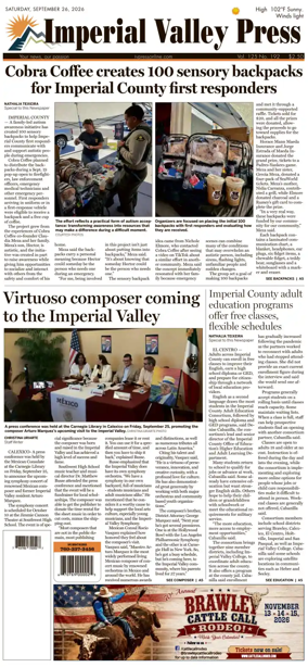 Cover of Imperial Valley Press