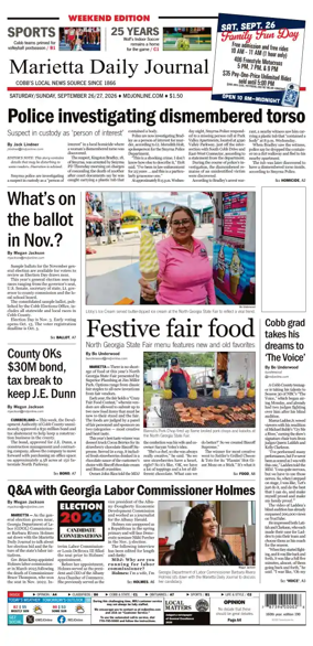 Cover of Marietta Daily Journal