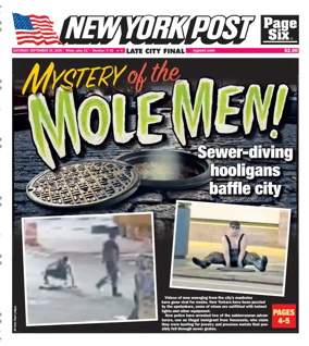 Cover of New York Post