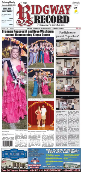Cover of Ridgway Record