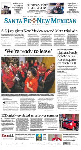 Cover of Santa Fe New Mexican
