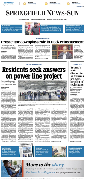 Cover of Springfield News-Sun