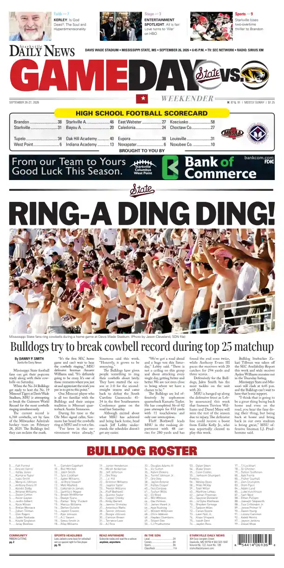 Cover of Starkville Daily News