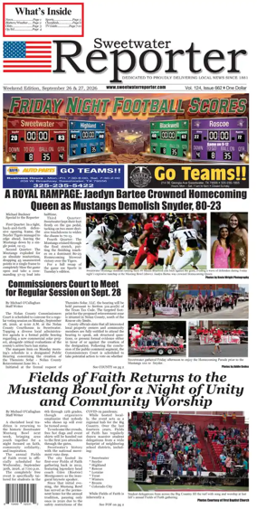 Cover of Sweetwater Reporter