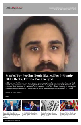 Cover of Tampa Free Press