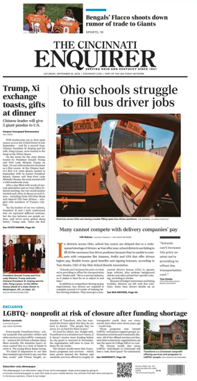 Cover of The Cincinnati Enquirer