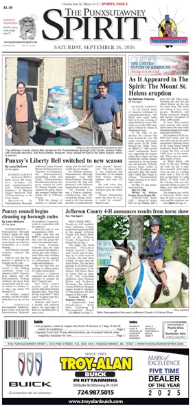 Cover of The Punxsutawney Spirit