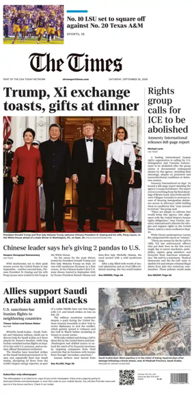 Cover of The Times (Shreveport)