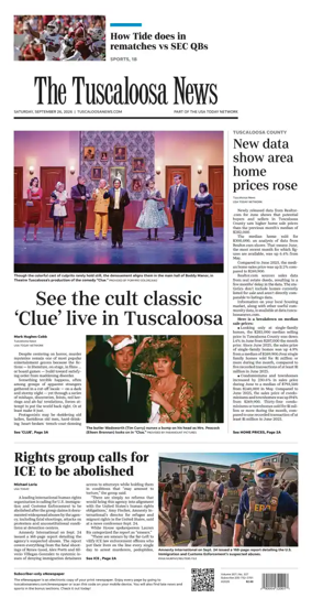 Cover of The Tuscaloosa News