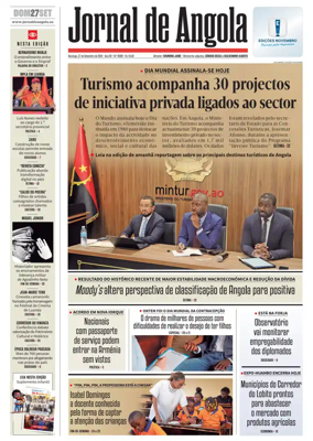 Cover of Jornal de Angola