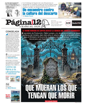 Cover of Pagina 12