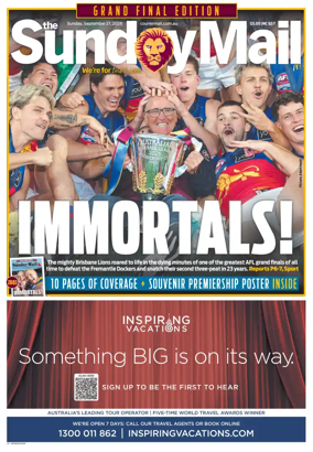 Cover of The Courier-Mail
