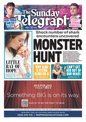 Cover of The Daily Telegraph (Sydney)