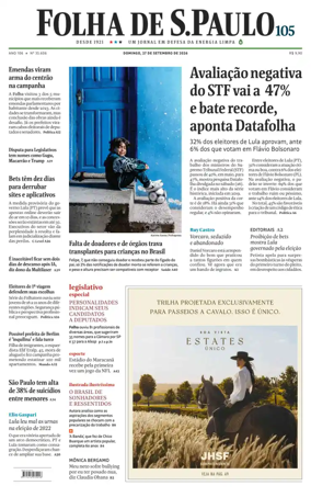 Cover of Folha de S.Paulo