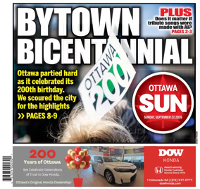 Cover of Ottawa Sun