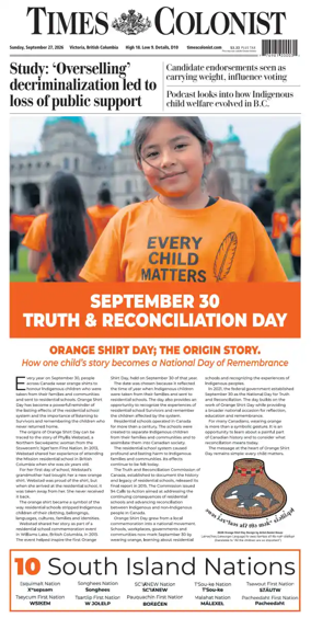 Cover of Times Colonist