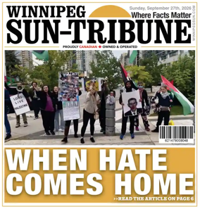Cover of Winnipeg Sun
