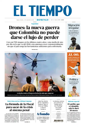 Cover of El Tiempo (Bogota)