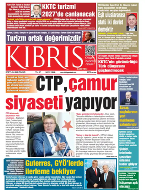 Cover of Kibris Gazetesi