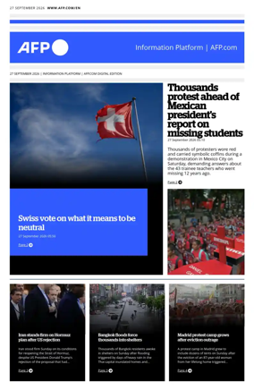 Cover of AFP English