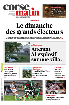 Cover of Corse Matin