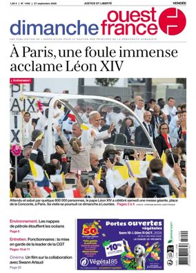Cover of Dimanche Ouest France (Vendee)