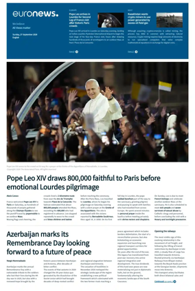 Cover of EuroNews (English Edition)