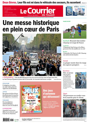 Cover of Le Courrier de l’Ouest (Deux-Sevres)