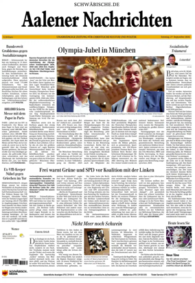 Cover of Aalener Nachrichten