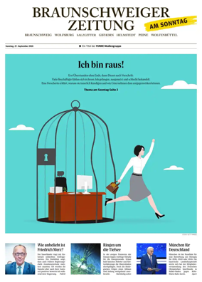 Cover of Braunschweiger Zeitung am Sonntag
