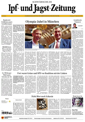 Cover of Ipf- und Jagst-Zeitung
