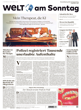 Cover of Welt am Sonntag