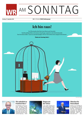 Cover of Westfalische Rundschau (WR am Sonntag)