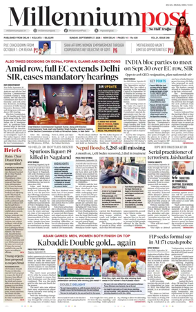 Cover of Millennium Post