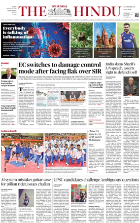 Cover of The Hindu - International