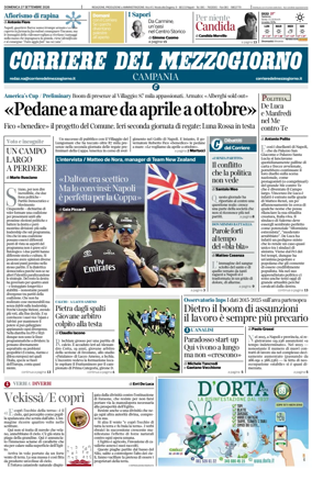 Cover of Corriere del Mezzogiorno (Campania)