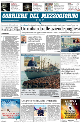 Cover of Corriere del Mezzogiorno (Puglia)
