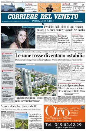 Cover of Corriere del Veneto (Padova e Rovigo)