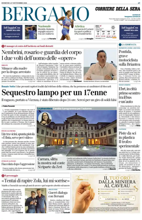 Cover of Corriere della Sera (Bergamo)