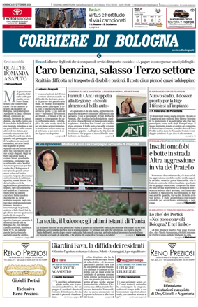 Cover of Corriere di Bologna