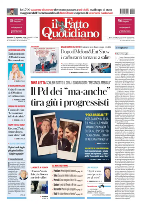 Cover of Il Fatto Quotidiano