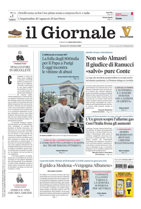 Cover of Il Giornale (Italy)