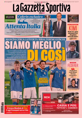 Cover of La Gazzetta dello Sport