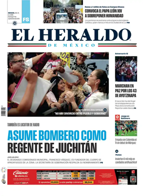 Cover of El Heraldo de Mexico