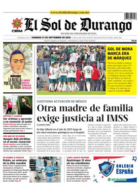 Cover of El Sol de Durango
