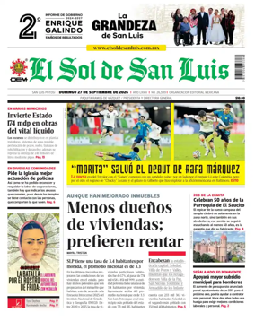 Cover of El Sol de San Luis Potosi