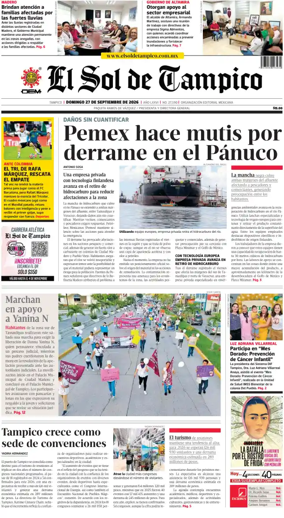 Cover of El Sol de Tampico