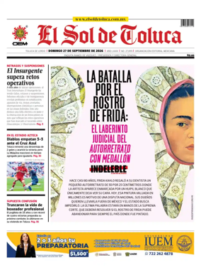 Cover of El Sol de Toluca